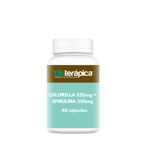 Chlorella 250mg + Spirulina 250mg