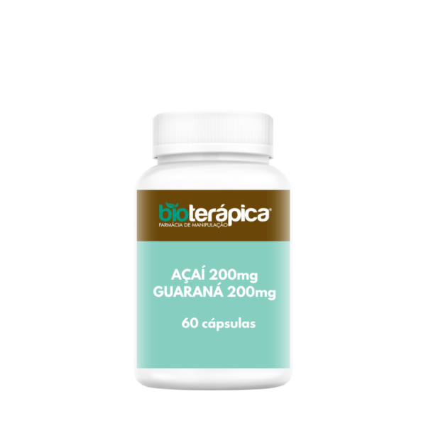 Açaí 200mg + Guaraná 200mg