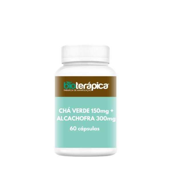 Chá Verde 150mg + Alcachofra 300mg