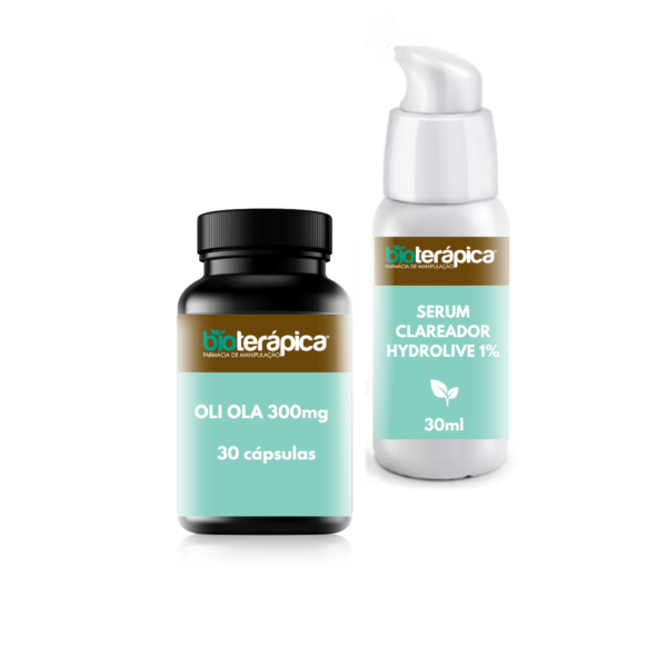 Combo Clareador Verão  Oli-Ola 300mg + Sérum Hydrolive 1% 30g**